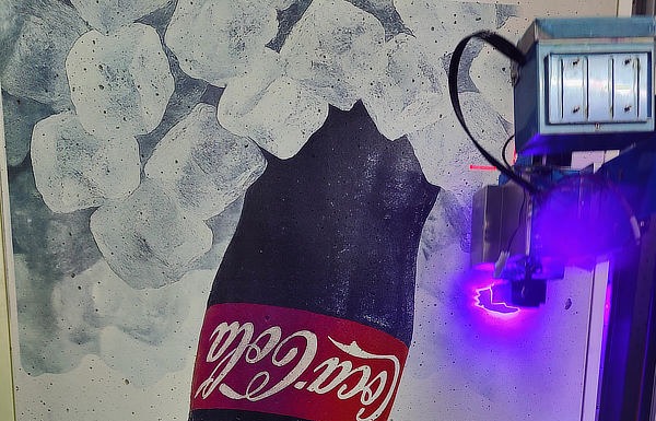 Profesjonalna drukarka UV Art-Spray w akcji